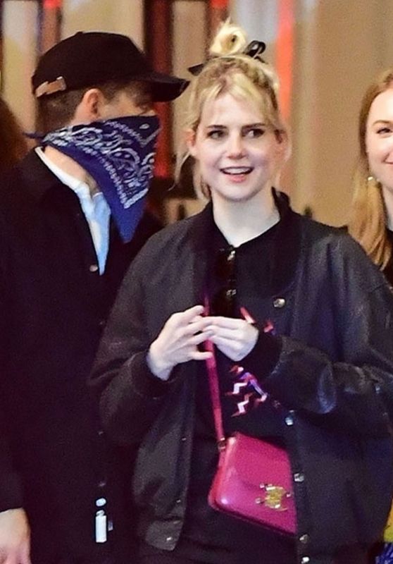 Lucy Boynton and Rami Malek - Out For Dinner in Soho 07/17/2020