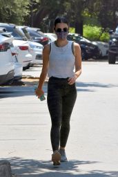 Lucy Hale in Casual Outfit - Studio City 07/24/2020