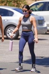 Lucy Hale in Gym Ready Outfit - Studio City 07/17/2020