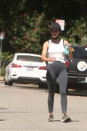 Lucy Hale - Out For a Hike in LA 07/30/2020