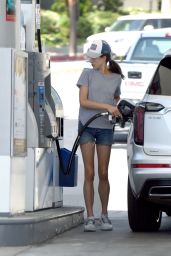 Margaret Qualley - Fills Up Her Tank With Some Gas in LA 06/14/2020