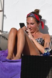 Megan McKenna at Nikki Beach in Marbella 07/21/2020