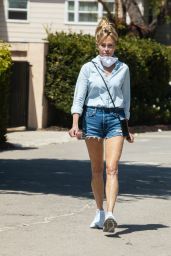 Melanie Griffith Wearing Daisy Dukes - Los Angeles 07/16/2020