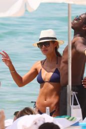 Montana Brown in a Bikini on the Beach in Cannes 07/18/2020