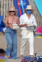 Naomi Watts on the Beach in the Hamptons 07/28/2020