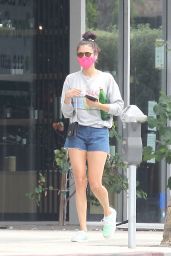 Nina Dobrev - Remedy Place Fitness Center in West Hollywood 07/22/2020