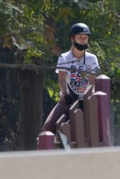 Olivia Wilde - Riding a Horse in Thousand Oaks 07/23/2020