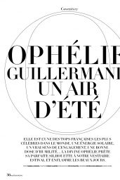 Ophelie Guillermand - Madame Figaro Magazine 07/27/2020