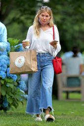 Sienna Miller - Heads Out for a Coffee in The Hamptons 07/15/2020
