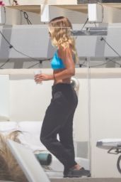 Sofia Richie in Bikini Top on a Balcony in Malibu 07/16/2020