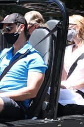 Sophie Turner and Joe Jonas - Out in Their Car in LA 07/06/2020
