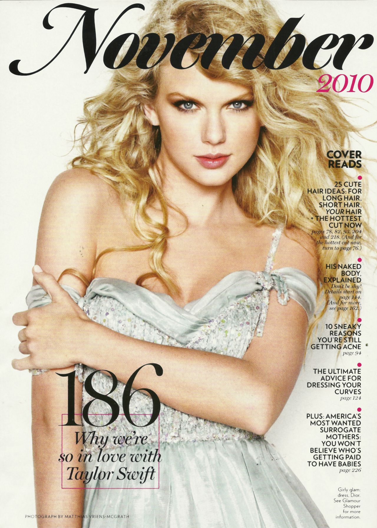 Taylor Swift - Glamour Magazine December 2010 Issue • CelebMafia