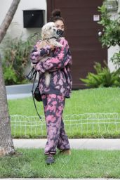 Vanessa Hudgens - Visiting a Friend in Beverly Hills 07/22/2020