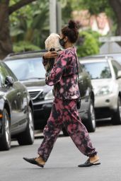 Vanessa Hudgens - Visiting a Friend in Beverly Hills 07/22/2020