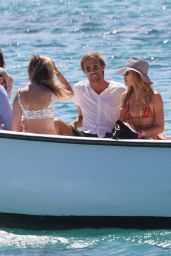 Abbey Clancy and Peter Crouch - Beach in Sardinia 08/20/2020