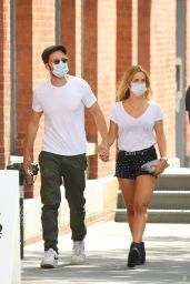Alejandra Onieva and Sebastian Stan - Out For a Stroll in NYC 08/21/2020