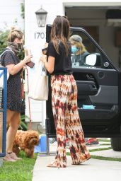 Alessandra Ambrosio - Arriving on Set of a New Project in LA 08/13/2020
