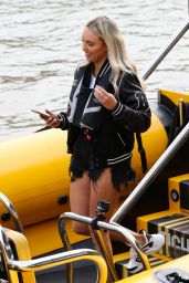 Amber Turner - "The Only Way is Essex" TV Show Filming in London 08/16/2020