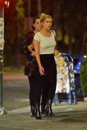 Ashley Benson - Out to Dinner With Boyfriend G-Eazy in LA 08/19/2020