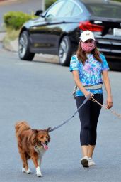 Aubrey Plaza - Takes Her Dogs Out For a Walk in LA 08/25/2020