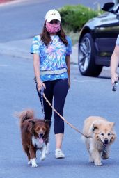 Aubrey Plaza - Takes Her Dogs Out For a Walk in LA 08/25/2020