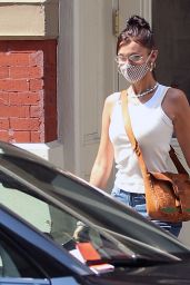  Bella Hadid - Leaving Her Apartment in NYC 08/27/2020