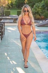 Bianca Gascoigne - Around the Pool in Croatia 08/18/2020