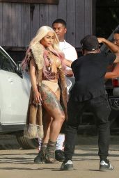 Blac Chyna - Shoots Her New Music Video in Palm Desert 08/13/2020