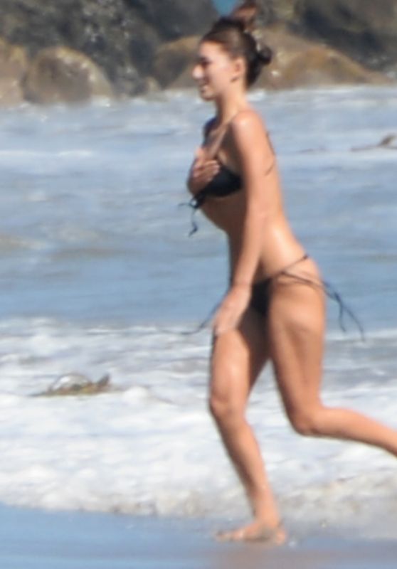 Camila Morrone in a Bikini - Beach in Malibu 08/09/2020