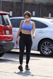  Charli XCX in a Crop Top and Leggings - LA 08/20/2020