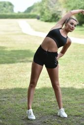 Chloe Crowhurst - Morning Workout in Chigwell Essex 08/22/2020
