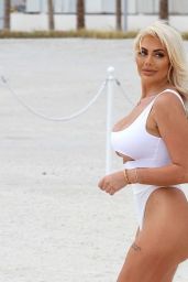 Chloe Ferry in a Swimsuit on Holiday in Ibiza 08/04/2020