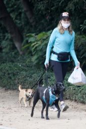 Courtney Thorne-Smith - Takes Her Dogs for a Walk in Brentwood 08/26/2020