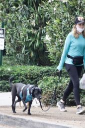 Courtney Thorne-Smith - Takes Her Dogs for a Walk in Brentwood 08/26/2020