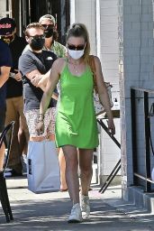 Dakota Fanning in a Short Dress - LA 08/29/2020