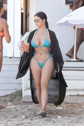 Demi Rose on the Beach in Ibiza 08/20/2020