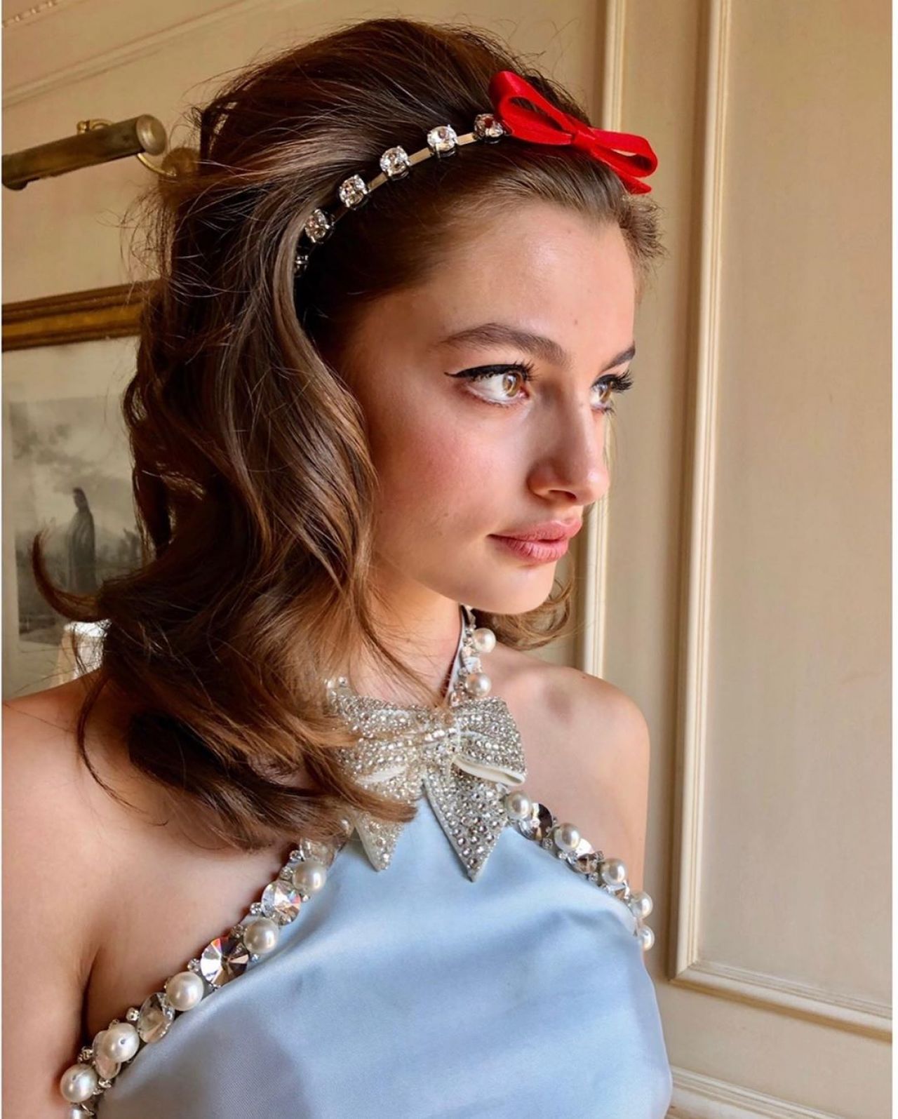 Diana Silvers - Makeup Photoshoot for MiuMiu 2020 • CelebMafia