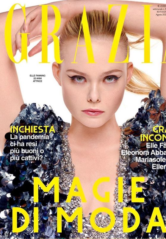 Elle Fanning - Grazia Magazine Italy August 2020 Cover