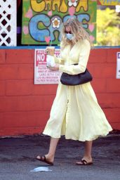 Elsa Hosk - Heading Out For an Iced Coffee in LA 08/28/2020