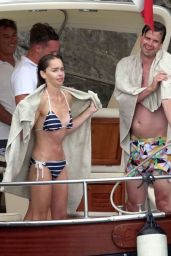 Emilia Clarke in a Bikini on Holiday in Italy 08/07/2020