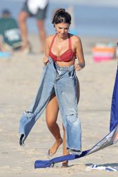 Emily Ratajkowski on the Beach in The Hamptons 08/05/2020