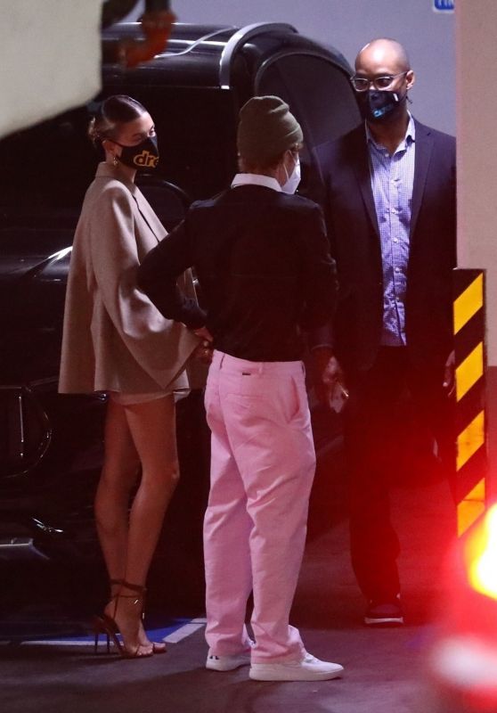 Hailey Bieber and Justin Bieber - Catch LA in West Hollywood 08/16/2020