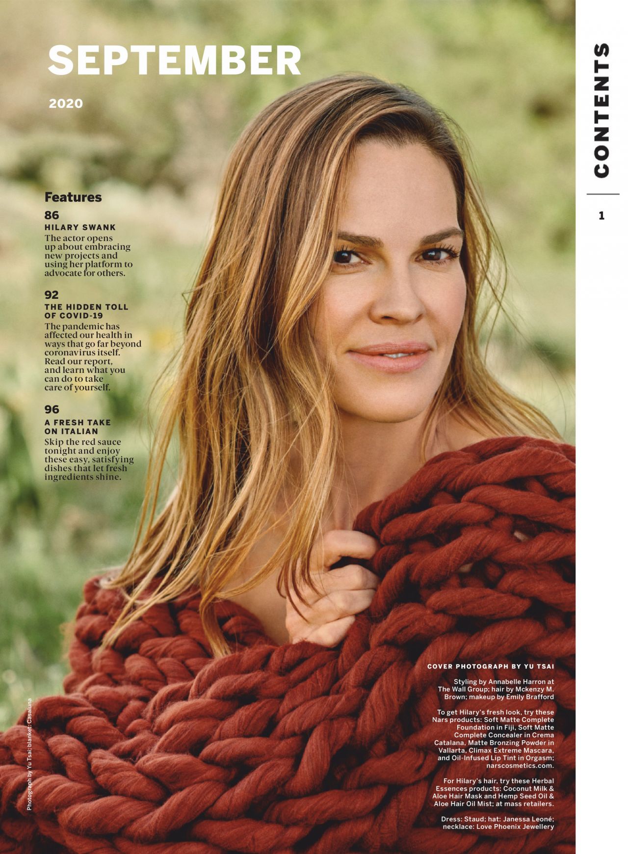 Hilary Swank - Health Magazine September 2020 Issue • CelebMafia