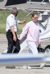 Jennifer Lopez and Alex Rodriguez at a Private Airport in New York 08/30/2020