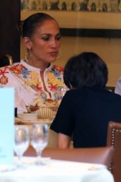 Jennifer Lopez at Cipriani Downtown in New York 08/05/2020