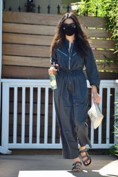 Jessica Gomes in a Trendy Jumpsuit - West Hollywood 08/21/2020
