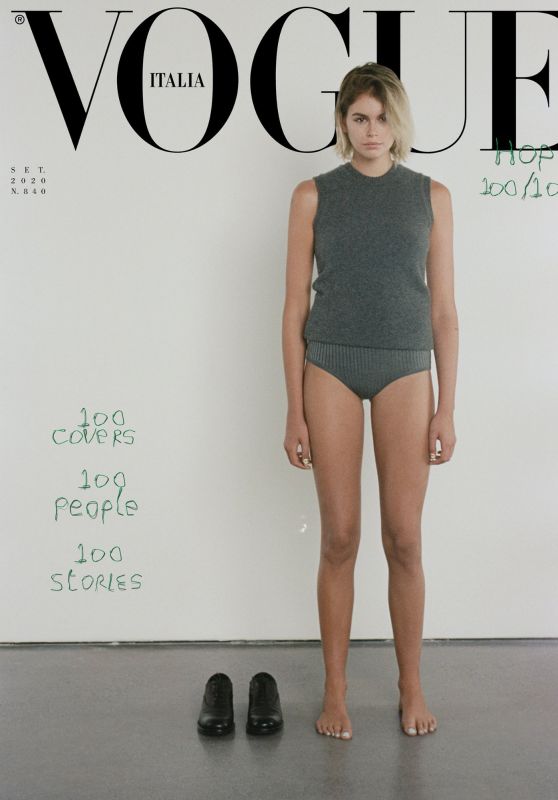 Kaia Gerber - Vogue Italy September 2020