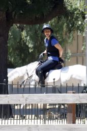 Kaley Cuoco - Equestrian Center in LA 08/09/2020