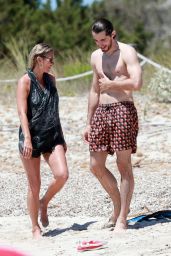 Kate Moss in a Swimsuit on the Beach in Formentera 08/09/2020