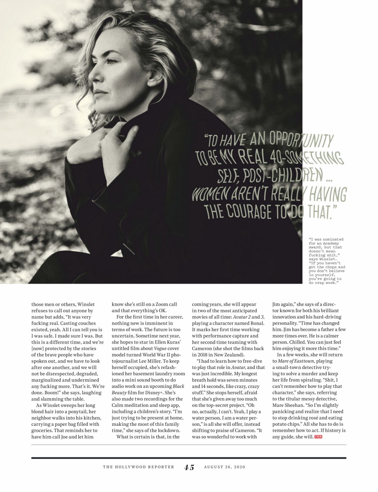 Kate Winslet - The Hollywood Reporter 08/26/2020 Issue • CelebMafia